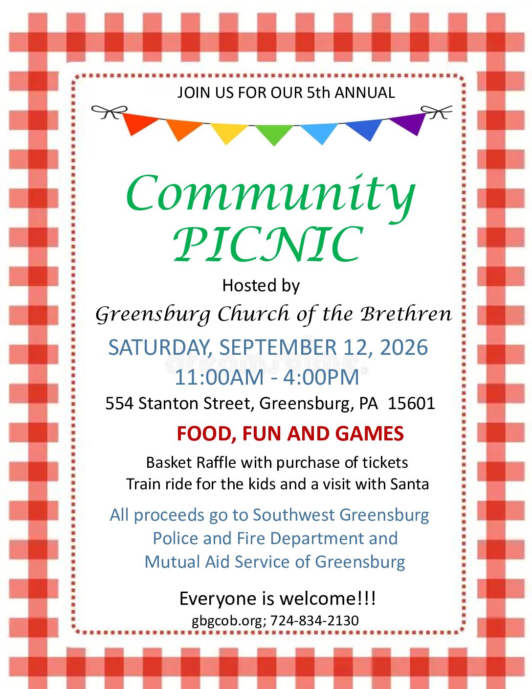 5th Annual Community Picnic